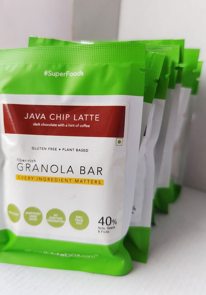 Java Chip Latte Fruit and Nut Breakfast Granola Bar
