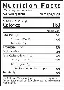 BELGIAN-DARK-Chocolate Granola Nutrition-Facts.webp