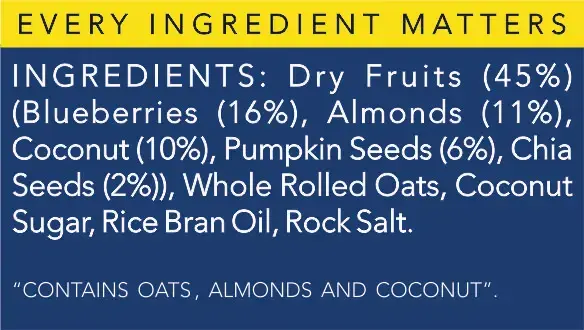 Blueberry Blaze Granola Ingredients.webp