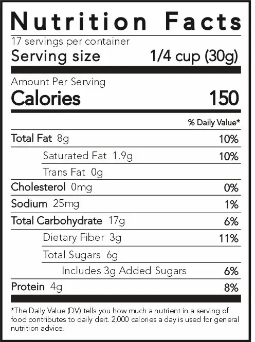 Coffee Cacao Carnival Granola Nutrition FactsCoffee-Nutrition-Facts-Images.webp