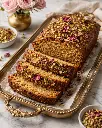 Royal Pistachio & Rose Almond flour Banana Bread 3.webp