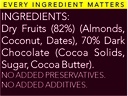 Coconutty - Dark Chocolate Chip (Dry Fruit Bar)