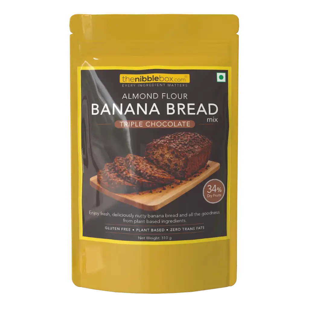 Triple Chocolate Almond flour Banana Bread mix (300g)