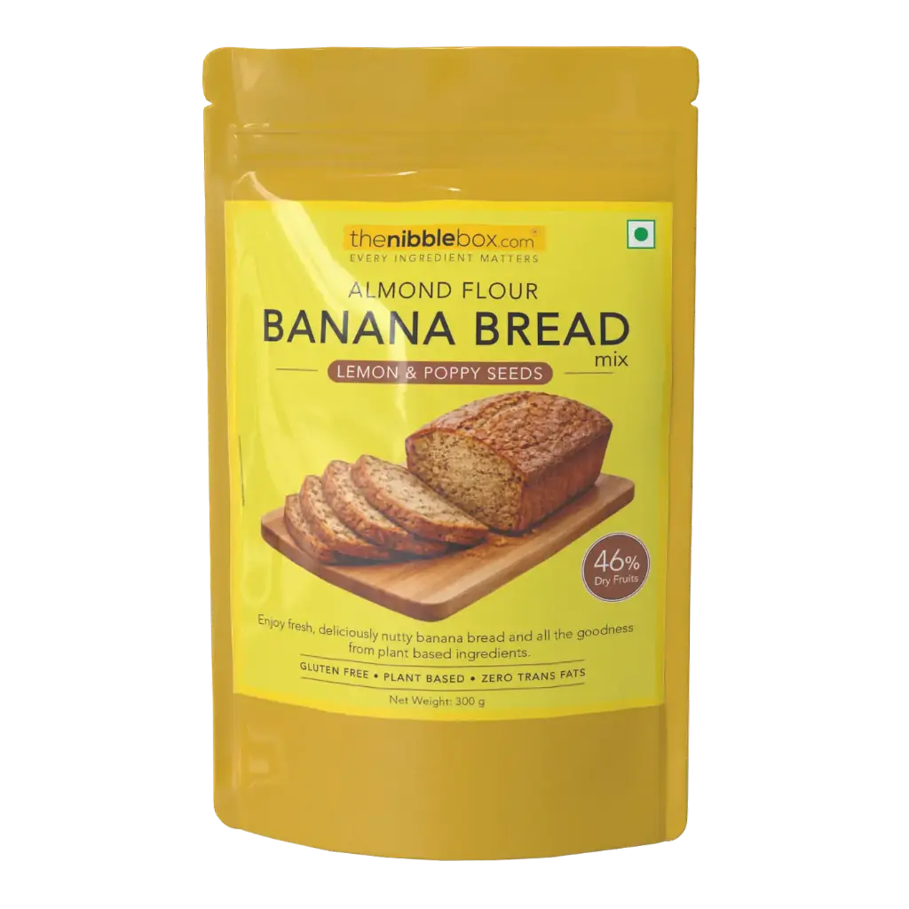 Lemon & Poppy seed Almond flour Banana Bread mix (300g)
