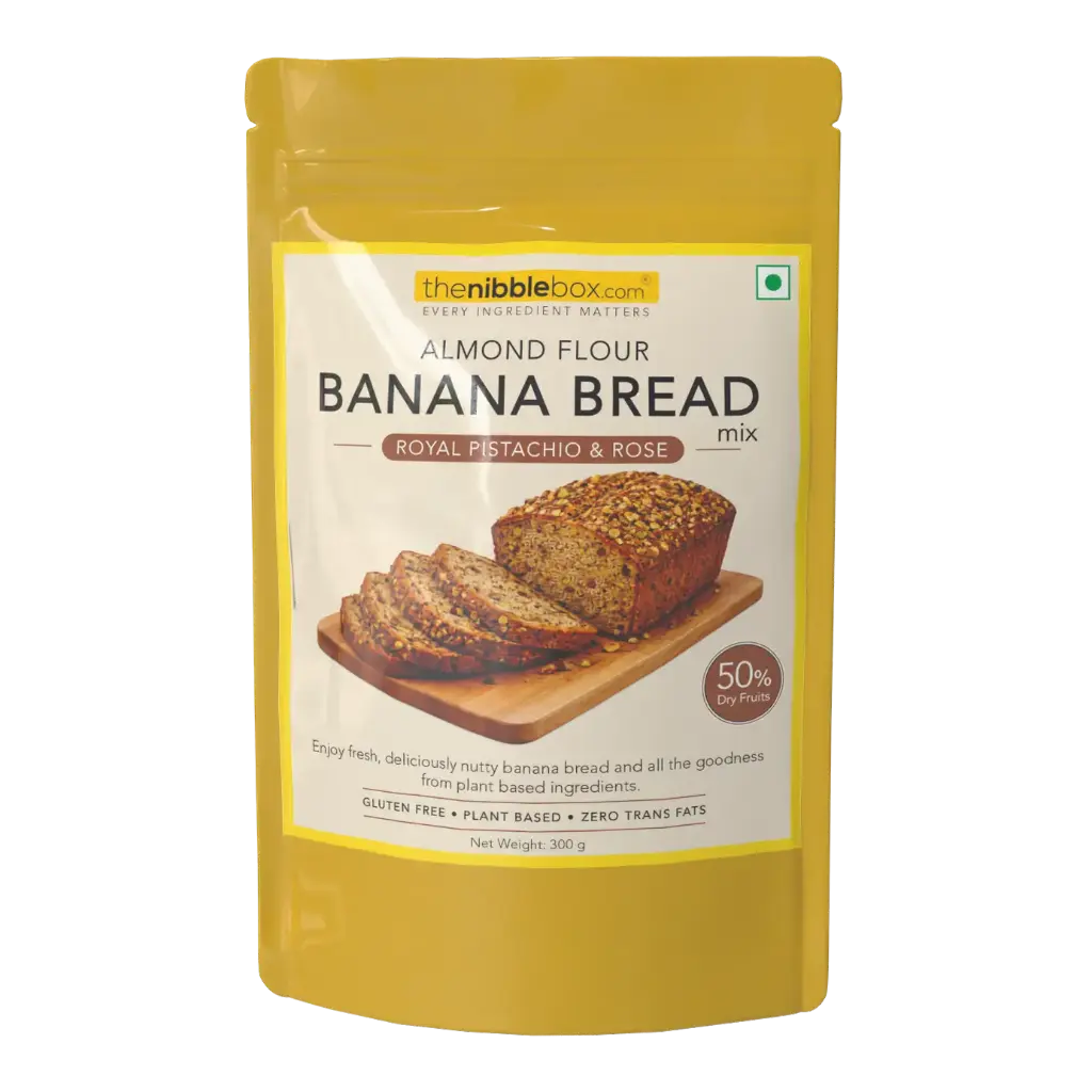 Royal Pistachio & Rose Almond flour Banana Bread mix (300g)