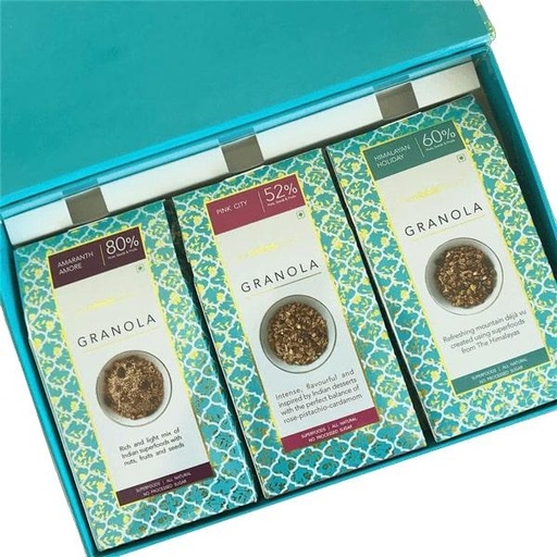 Luxury Breakfast Collection - assorted set of 3 celebratory breakfast granola