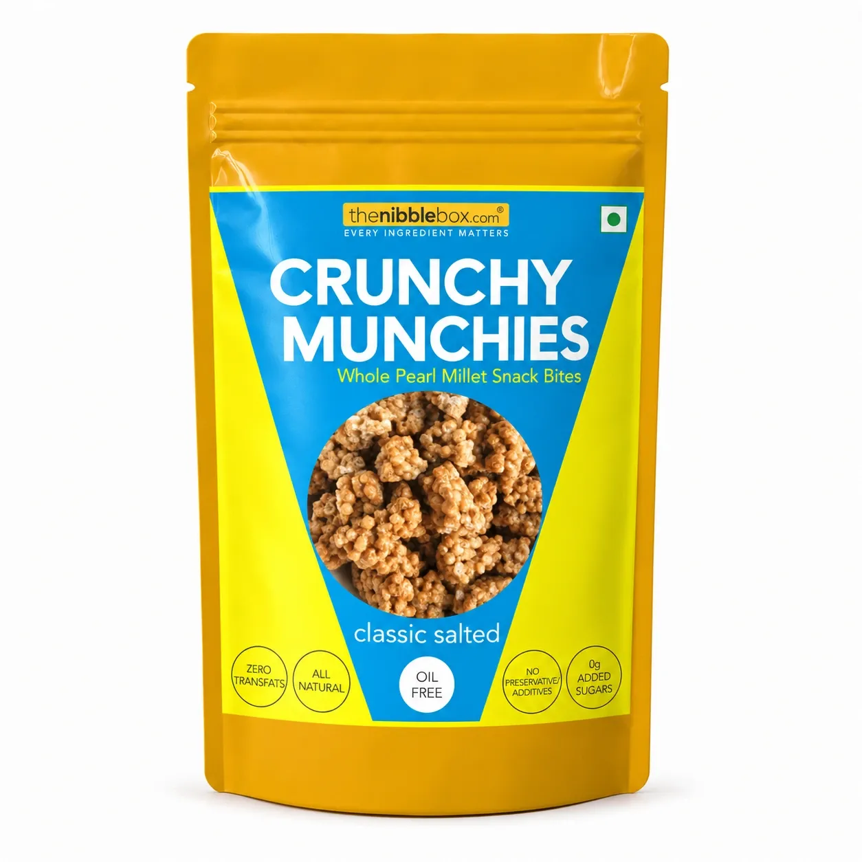 Crunchy Munchies Pearl millet snack (classic salted) (100g)