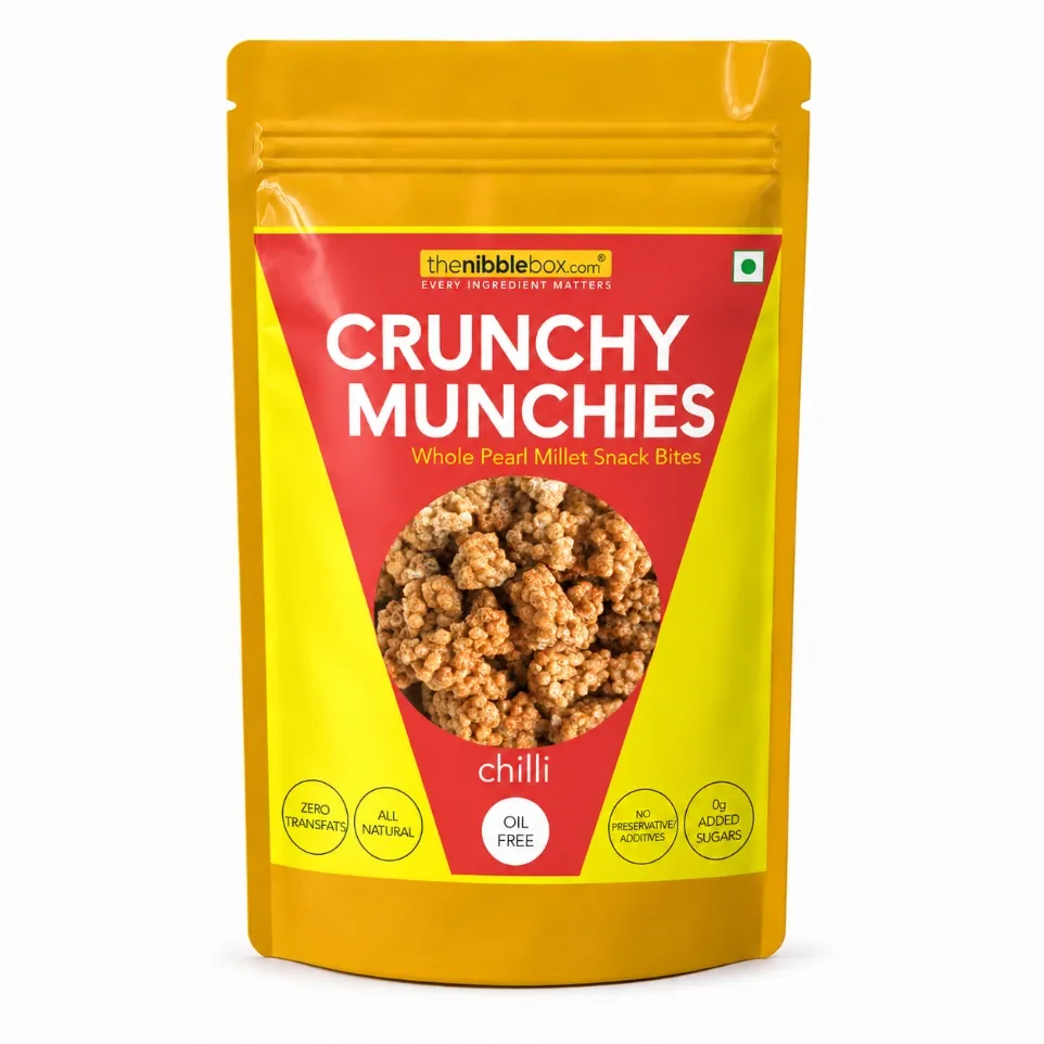 Crunchy Munchies Pearl Millet Snack (Chilli) (100g)