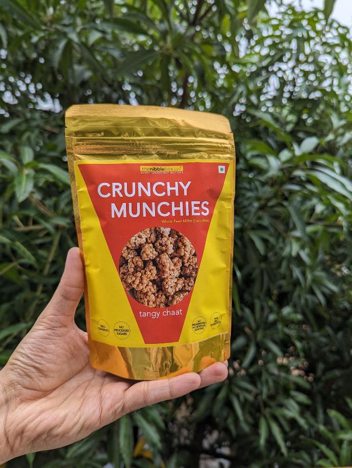 Crunchy Munchies Pearl Millet Snack (Tangy Chaat) (100g)