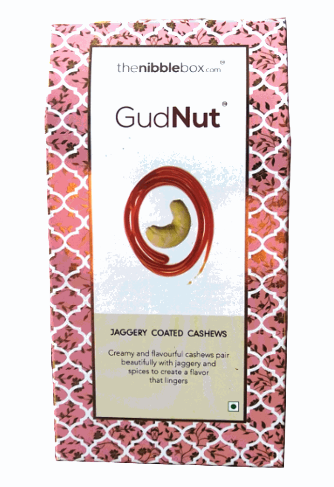 GudNut Cashews (jaggery coated cashew nuts) 100g (Gift Box (100g))