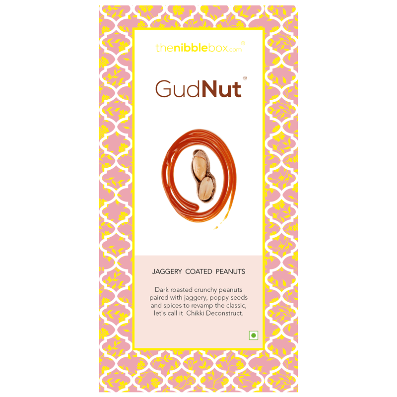 GudNut Peanuts (jaggery coated peanuts) 200g (Gift Box (200g))