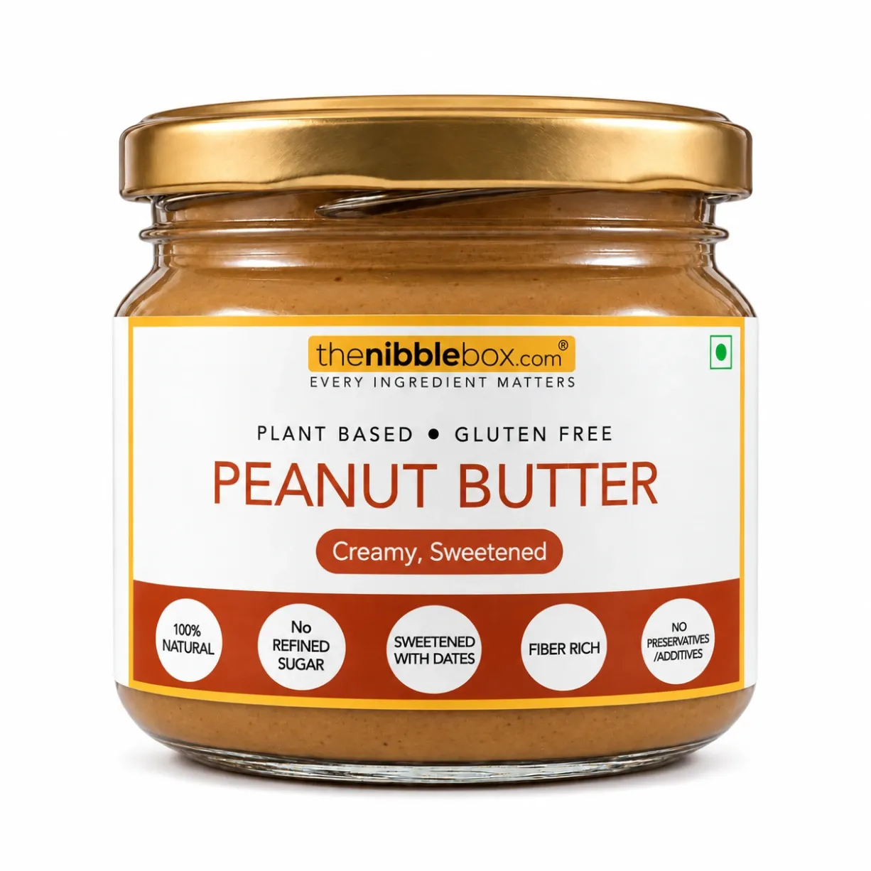 Peanut Butter (Creamy, Date Sweetened) (500g X 2)