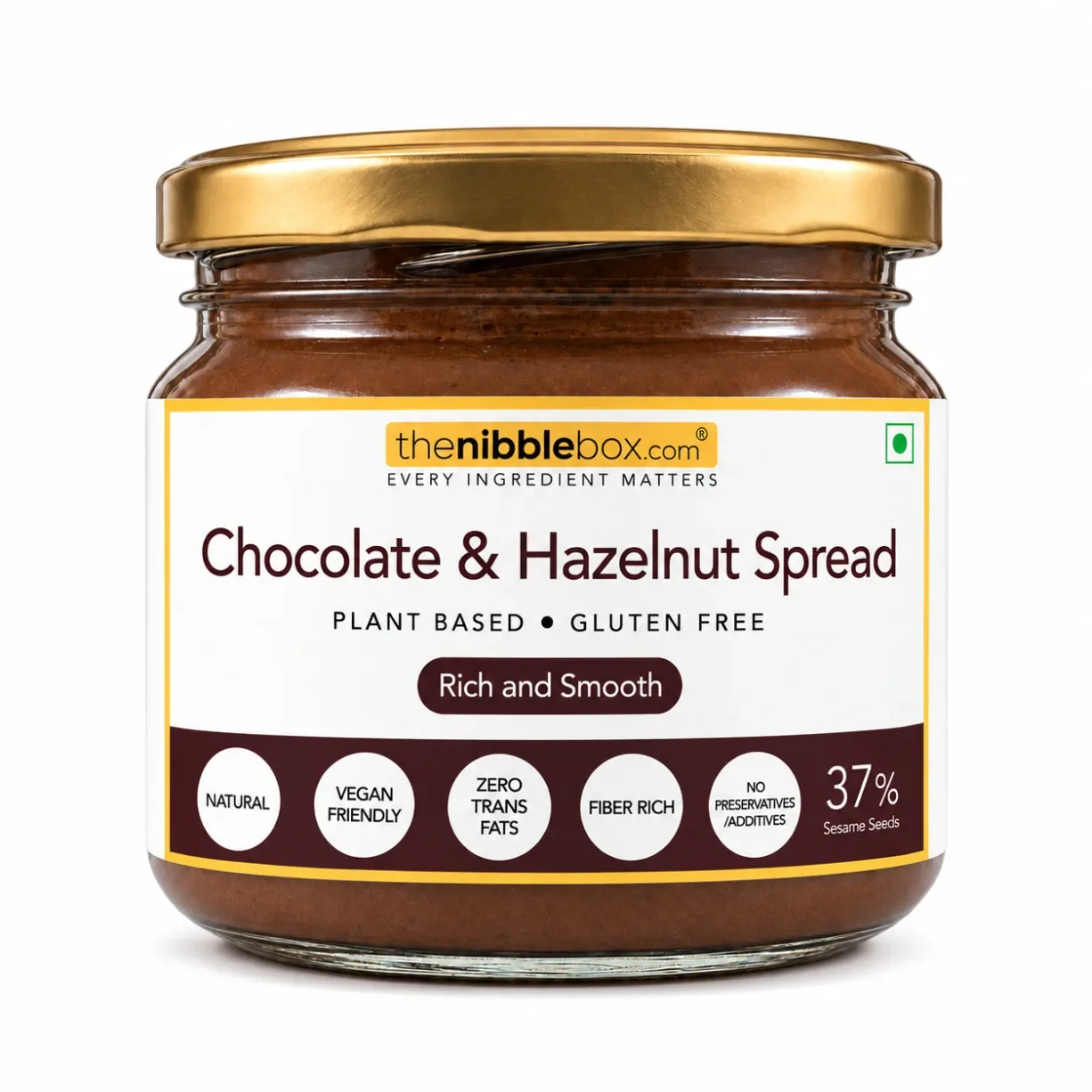 Chocolate & Hazelnut Spread (no added oil, all natural)