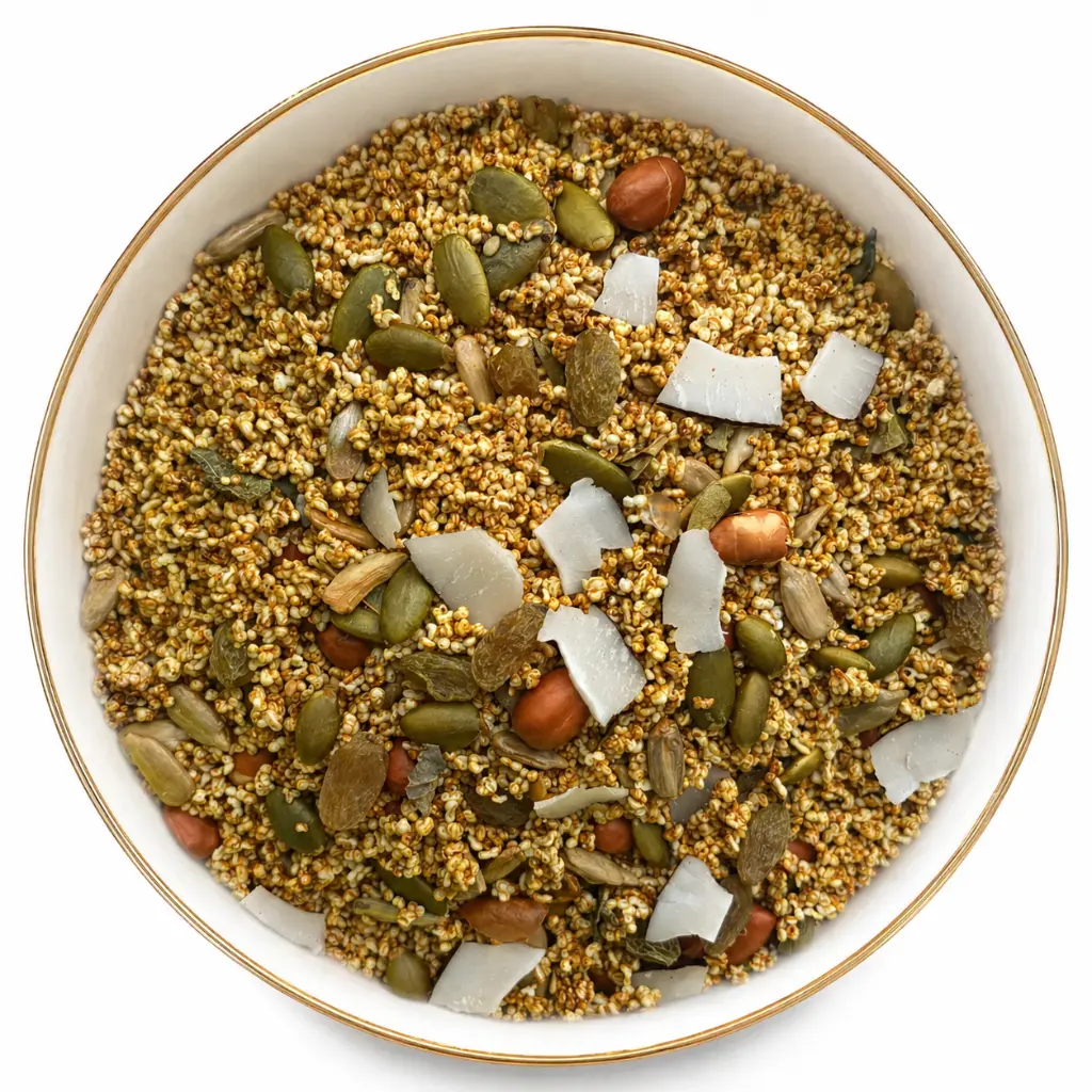 Amaranth Chivda Granola - lite (Savoury) (Jar (250g))