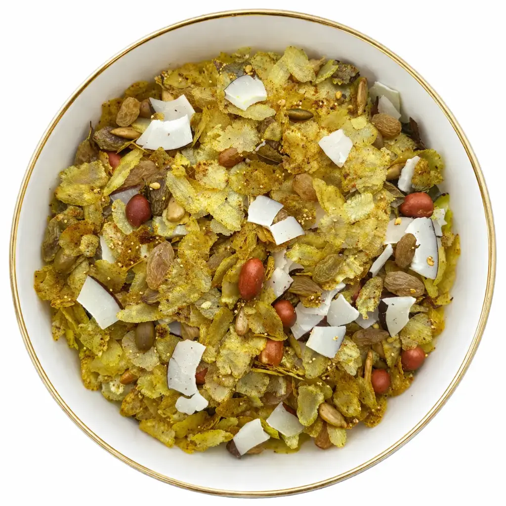 Rice Chivda Granola - lite (Savoury) (Refill pack (300g) X 2)