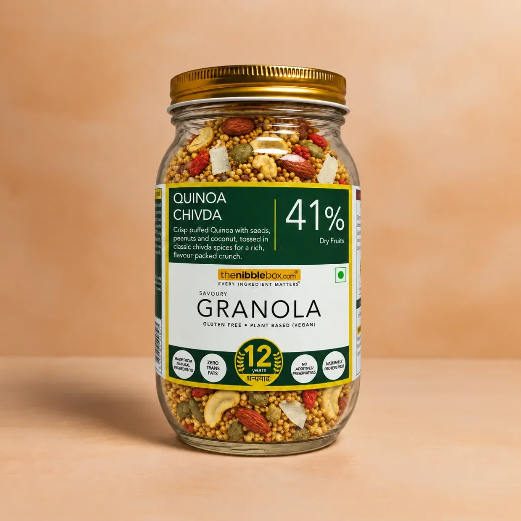 Quinoa Chivda Granola - lite (Savoury)