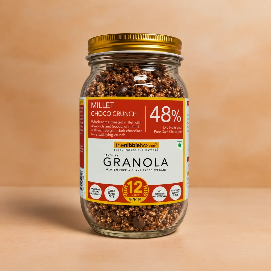 Millet Choco Crunch Granola (Refill pack (300g) X 2)