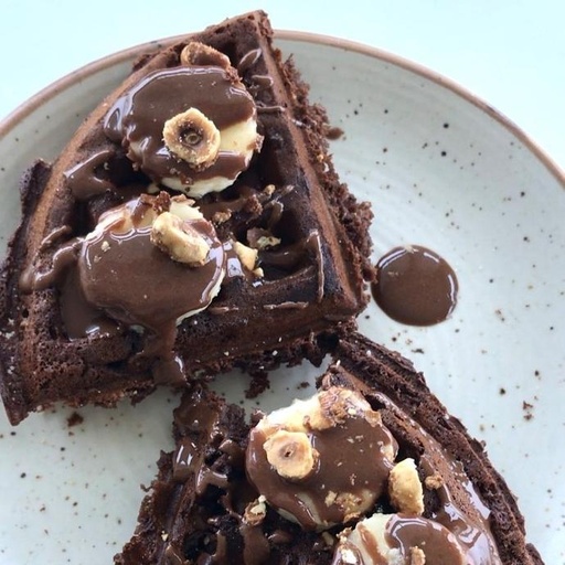 Dark Chocolate Almond flour Waffle Mix (180g X 6)