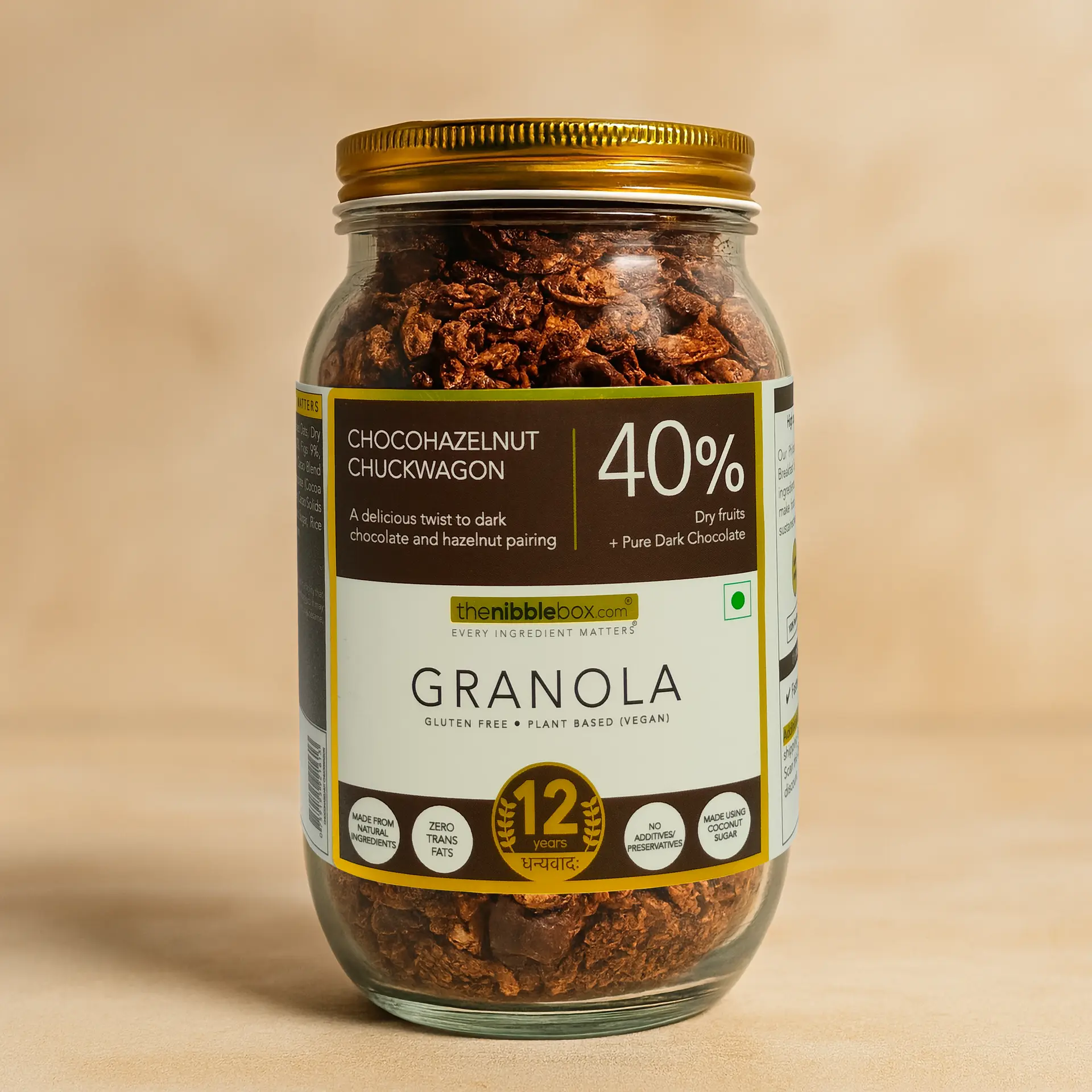 Chocohazelnut Chuckwagon Granola