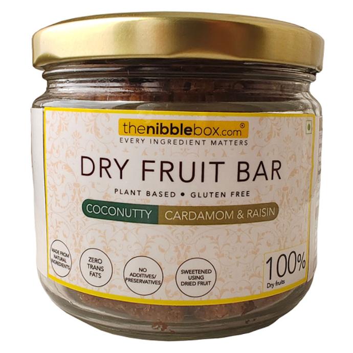 Coconutty - Cardamom and Raisin (Dry Fruit Bar)