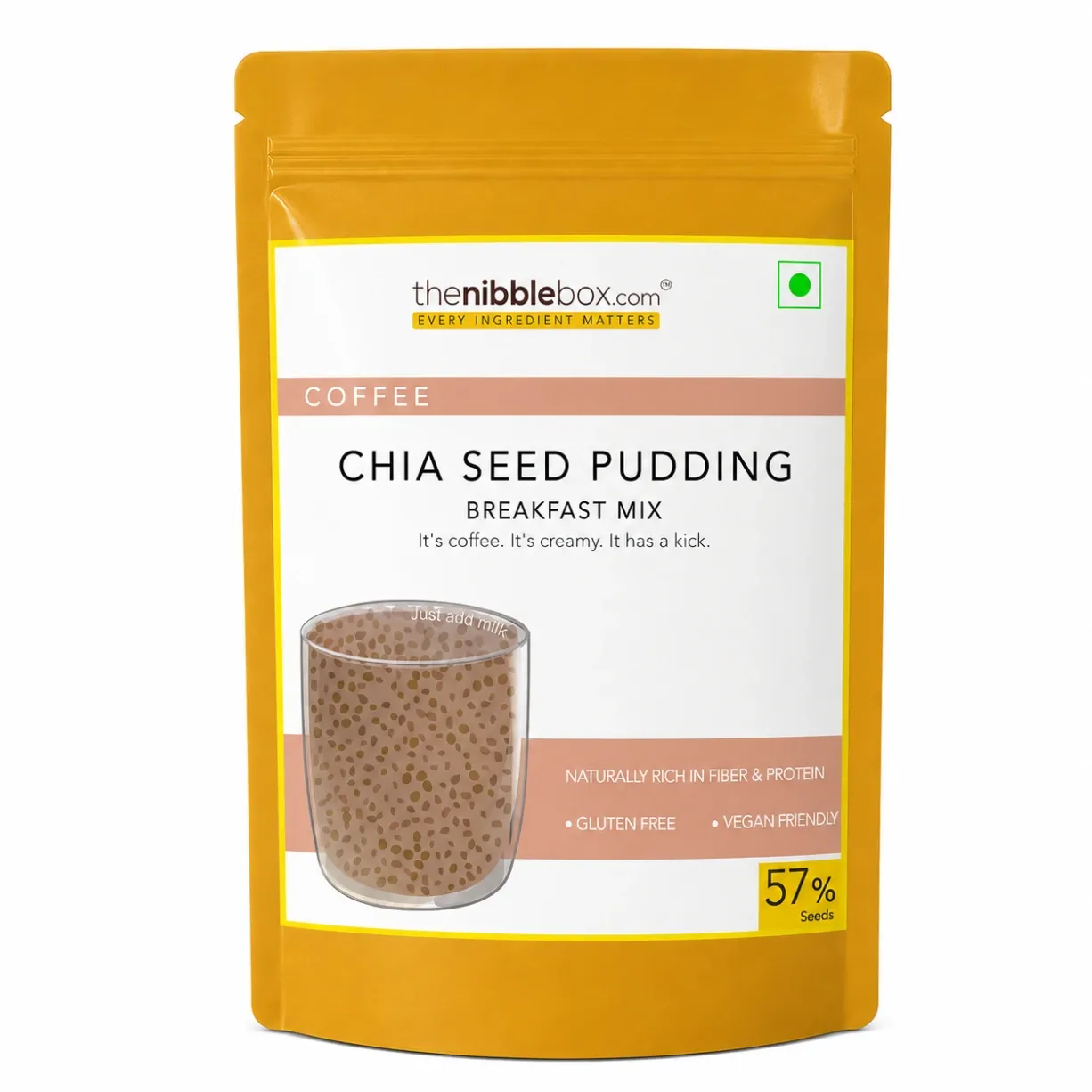 Coffee Chia Seed Pudding Breakfast Mix (500g X 2)