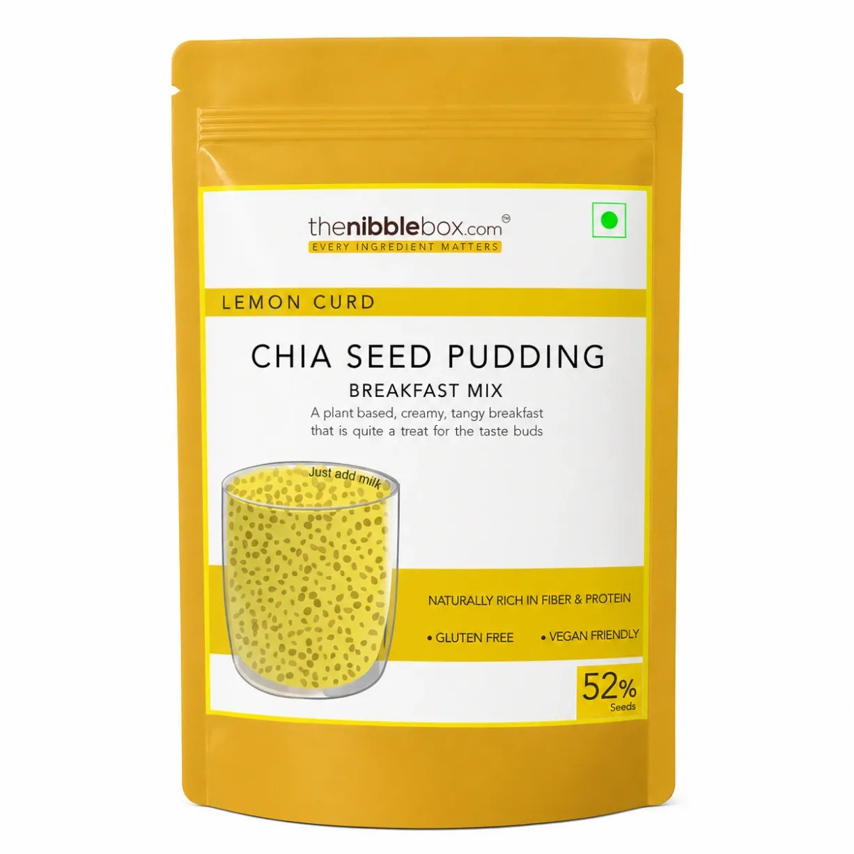 Lemon Curd Chia Seed Pudding Breakfast Mix (500g X 2)