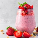 Strawberry Chia Seed Pudding Breakfast Mix