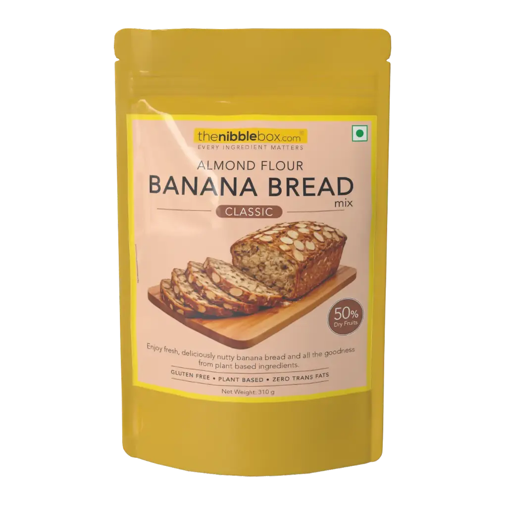 Classic Almond flour Banana Bread loaf Breakfast Mix